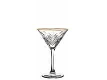image of Vintage Gold Rimmed Martini. 8oz (23cl)  